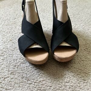 Clarks Strap Cork Wedge from Ultimate Comfort Collection , Size 8 M